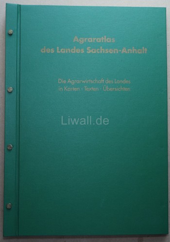 Agraratlas des landes - des,