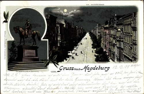 Mondschein litho magdeburg - magdeburg, in