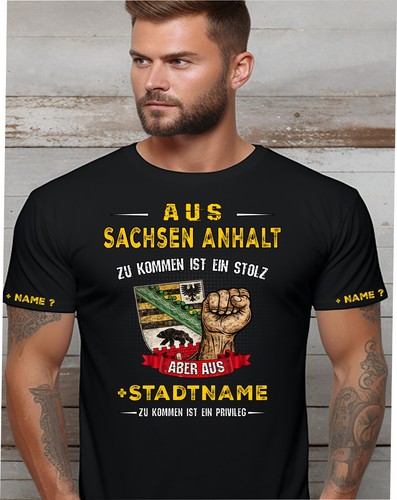 Sachsen anhalt shirt - sachsen,