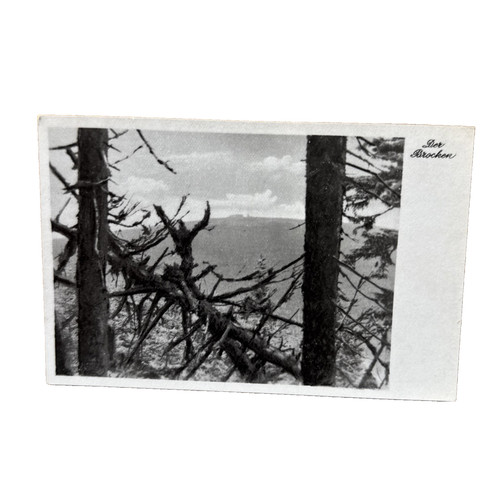 Postkarte brocken sachsen - ak,