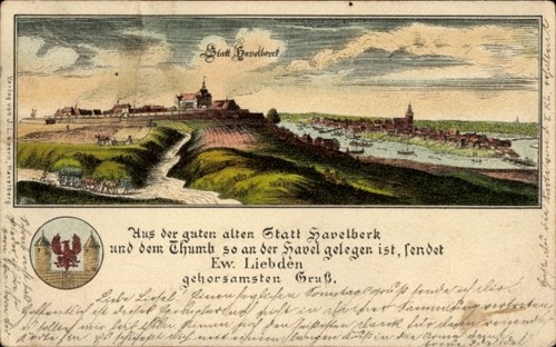 Wappen litho havelberg - litho,