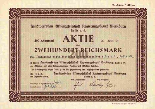 Handwerksbau 1938 merseburg - ag,