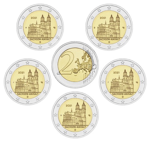 Brd euro sachsen anhalt - 2, sachsen-anhalt