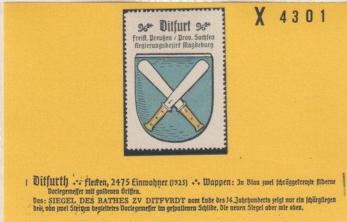 Reklamemarke wappen von - reklamemarke,