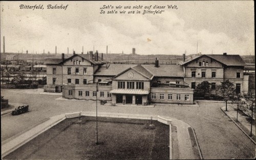 Bitterfeld sachsen - ak,