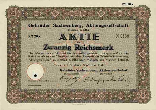 Gebrüder sachsenberg 1934 - sachsenberg,