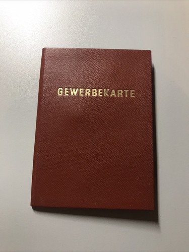 Gewerbekarte der