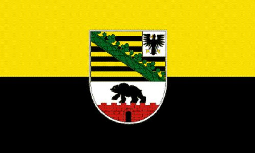 Fahne flagge sachsen anhalt - flagge, sachsen-anhalt