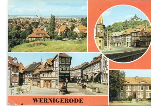 Postkarte sachsen anhalt - sachsen,
