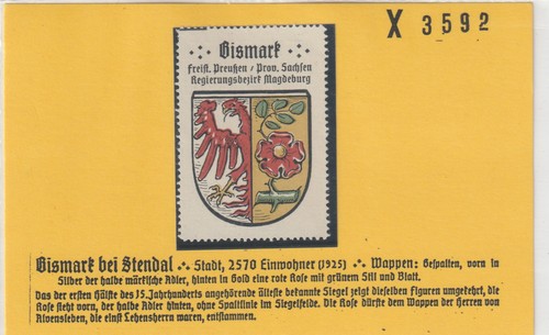 Reklamemarke wappen von - reklamemarke,