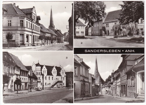 Sandersleben anhalt - ak,