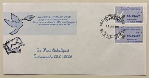 Privatpost print fdc - privatpost,